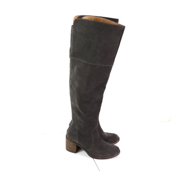 Lucky Brand Rayla Over The Knee Leather Suede Tall Boots size 6.5 - Picture 1 of 8